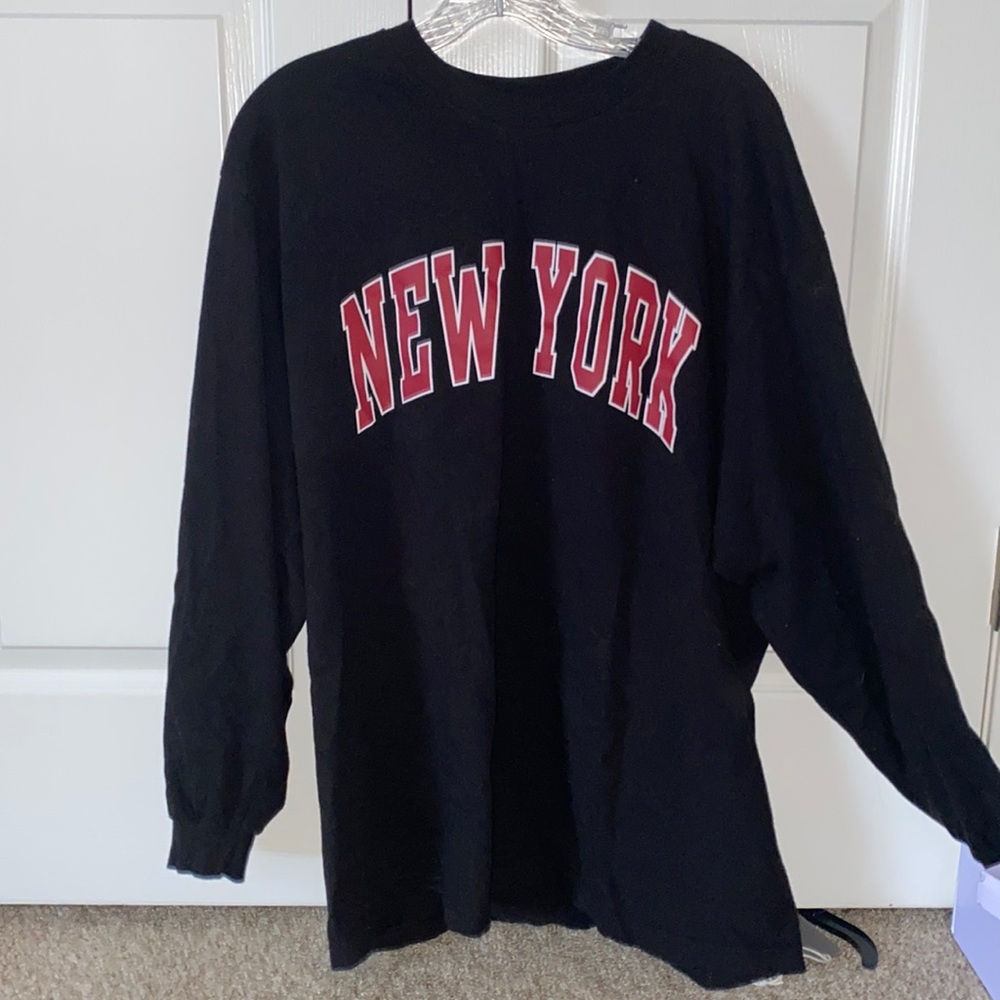 brandy oversized new york shirt